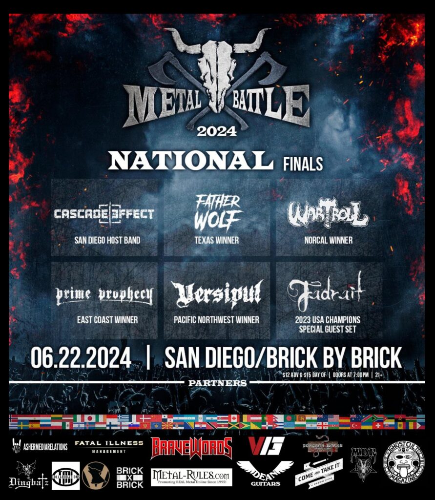 WACKEN METAL BATTLE USA Announces 2024 National Final Bands w/ w/ Cascade Effect, WarTroll, Versipul, Prime Prophecy, Father Wolf – One Band To Conquer Them All & Play Wacken Open Air