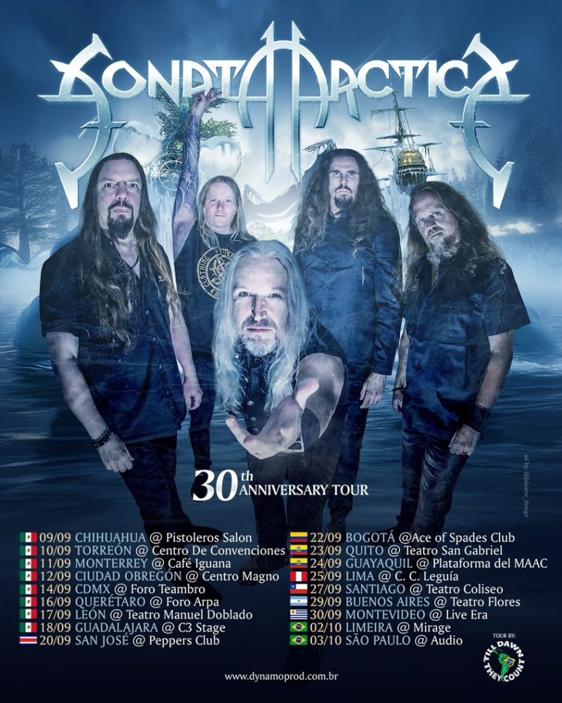 SONATA ARCTICA – Live In Latin America Documents Ten Cities on the 2025 Tour