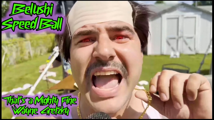 BELUSHI SPEED BALL – That’s A Mighty Fine Wayne Gretzky Video Draws on Aqua Teen Hunger Force